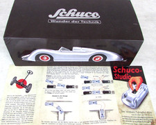SCHUCO CLASSIC CLOCKWORK STUDIO 6 AUTO UNION TYPE C MADE IN GERMANY NEW WITH KEY