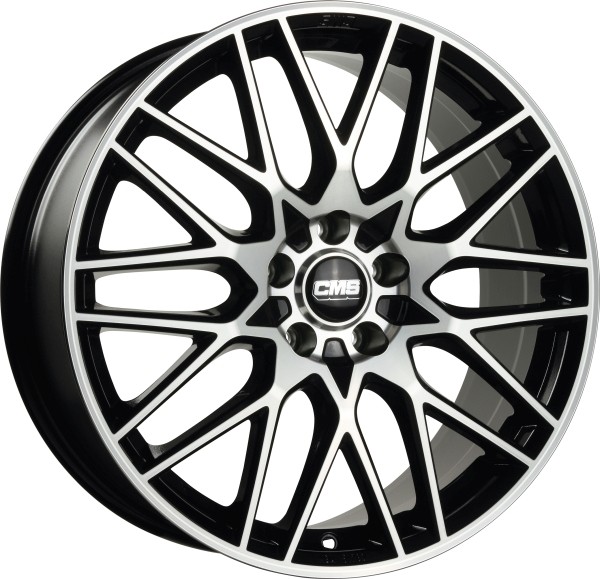 Cms C25 Diamant Schwarz 7X17 Et 50 Lk 5 108 Alufelgen 17 Zoll Cms C25 Alufelgen-image
