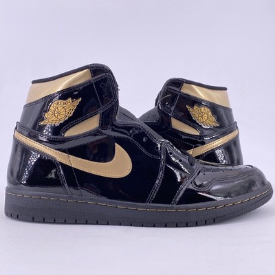 Air Jordan 1 Retro High OG ''BLACK METALLIC GOLD'' 2020 - Size 12 - 555088 032 (..