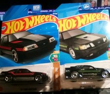 Hot Wheels 92 Ford Mustang Black 127250 Rare Fox Body 84 Mustang Svo Hot Wheels 92 Ford Mustang Black 127250 Rare Fox Body 84 Mustang Svo