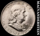 1949-D Silver Franklin Half Dollar-Brilliant Unc Lustrous No Reserve #i1198
