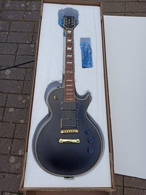 Harley Benton SC-1000 SBK Progressive Line E Gitarre (Les Paul / Esp ltd style) 