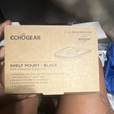 ECHOGEAR Black Fixed Shelf Mount for Amazon E...