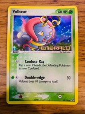 NM! Volbeat (42/106) EX Emerald Stamped Reverse Holo Rare Pokemon Card! FREE P&P