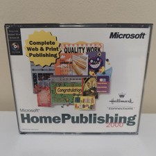 Microsoft Home Publishing 2000 Hallmark Connections PC CD-ROM Software