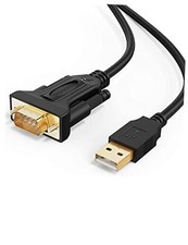 USB to RS232 Cable FTDI Chipset , 3 Feet RS-232 Male DB9 Serial 3.3FT/1M 1