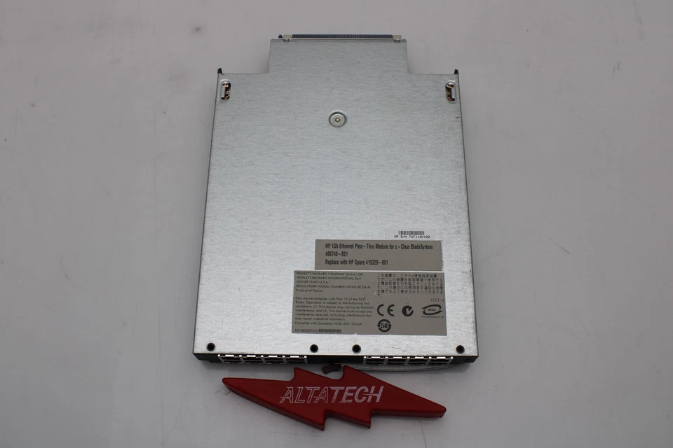 HP 419329-001 1Gb 16-Port Ethernet Pass-Thru Module for C-Class BladeSystem - Image 3 of 4