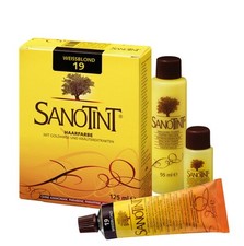 SANOTINT Haarfarbe Nr. 19 Weißblond 125ml natürliches Aussehen seidiger Glanz