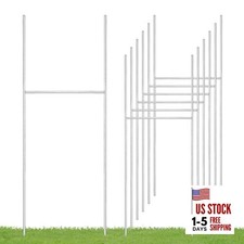 6 Pack Yard Sign Stakes, 17X7 INCH H Frames Yard Stakes for 17X7 INCH-6PCS
