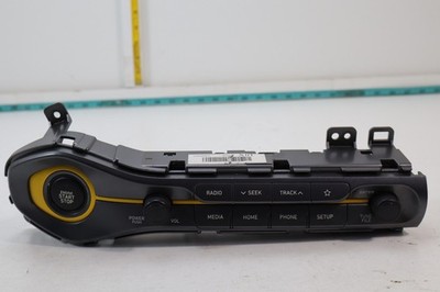 2019-2020 Hyundai Veloster Engine Start Stop Button & Radio Control Panel OEM
