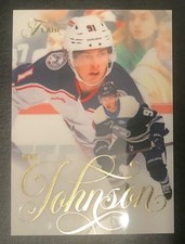 Kent Johnson 2025-26 Upper Deck Flair Base Columbus Blue Jackets