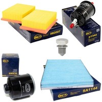 Filter Set Kraftstoff-ÖL-Luft-Innenraum + Schraube FüR VW Polo Lupo 1.0 1.4