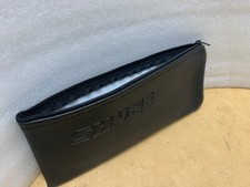 SHURE VINYL ZIPPERED MICROPHONE POUCH/SM58/SM57/SM56/EXCELLENT/MAKE OFFER  