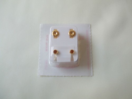 Studex Bezel Set Birthstone Piercing Studs Choose Jan-Dec 1 Pair New - Picture 14 of 14