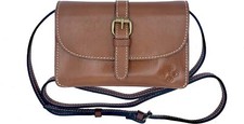 Patricia Nash Torri Crossbody Bag Brown Leather Handbag NWOT