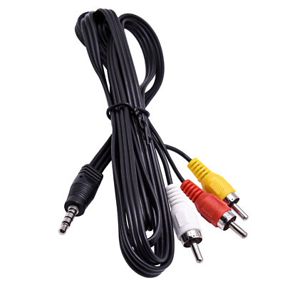 HQRP AV Cable for Panasonic PV-DV51 PV-DV52 PV-DV52D PV-DV52DS PV