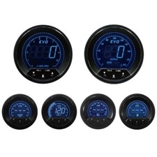 Evo 6 Gauge Set 85mm Gps Speedometer 4 Color Lcd Peak Recall Warning Mph F Psi Evo 6 Gauge Set 85mm Gps Speedometer 4 Color Lcd Peak Recall Warning Mph F Psi