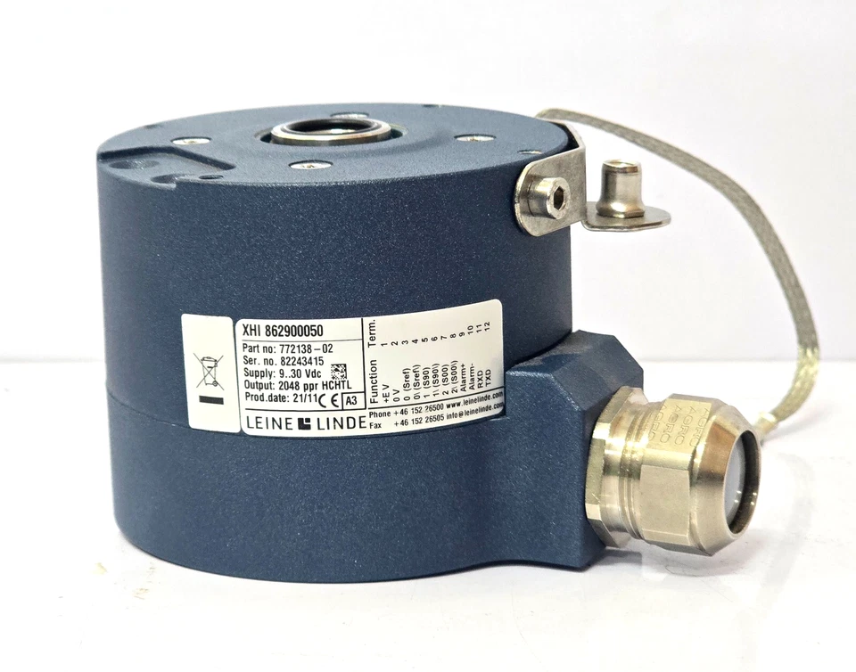 LEINE LINDE XHI 862900050 ПОЛЫЙ ВАЛ 772138-02 ЭНКОДЕР ИНКРЕМЕНТНЫЙ ГЕНЕРАТОР - Изображение 4 из 4