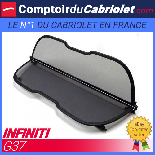 Filet anti-remous Infiniti G37 cabriolet pour de longues escapades sans vent