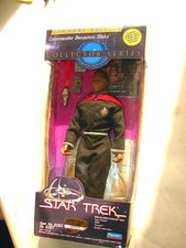 Star Trek 9" command Edition Comm. SISKO DS9 action figure Playmates MIB 1022