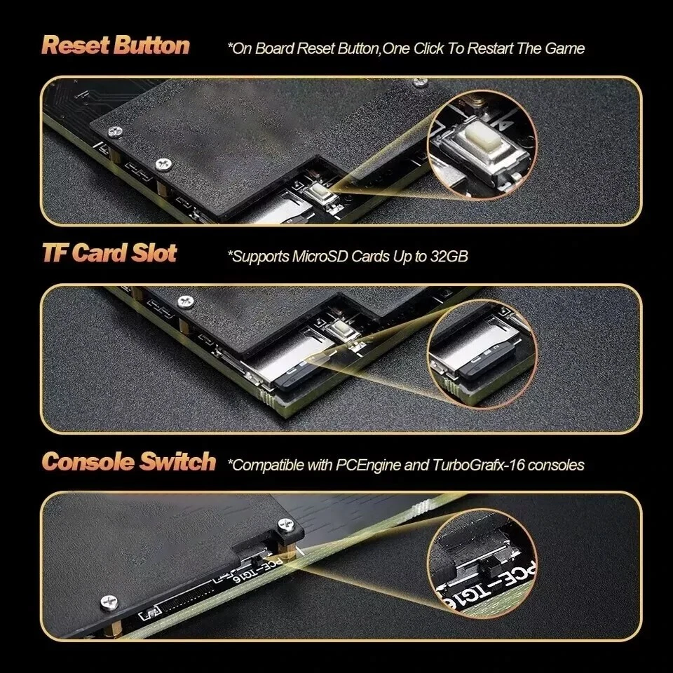 TURBO GameDrive 2.0 for TurboGrafx 16 Express PC Engine All-in-1 Flash Cartridge - Image 4 of 4