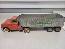 Vintage Antique Tonka Grain Hauler Truck Trailer Structo Nylint Buddy-L
