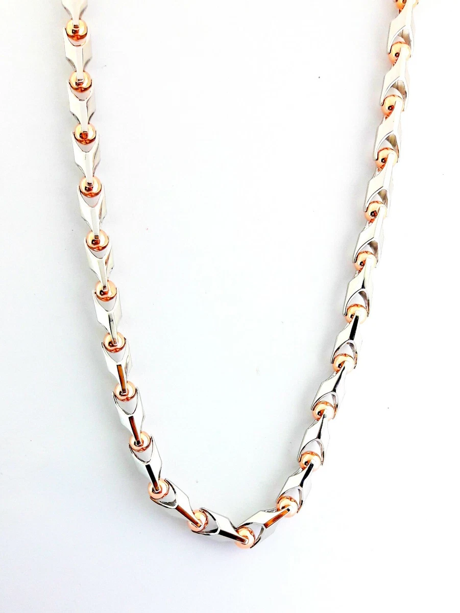 Gold platinum chain design sale