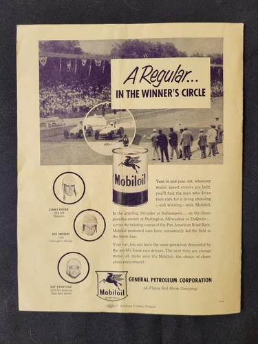 1956 NASCAR Grand National Arizona State Fairgrounds Program, Buck Baker Win #13 - 画像7/7