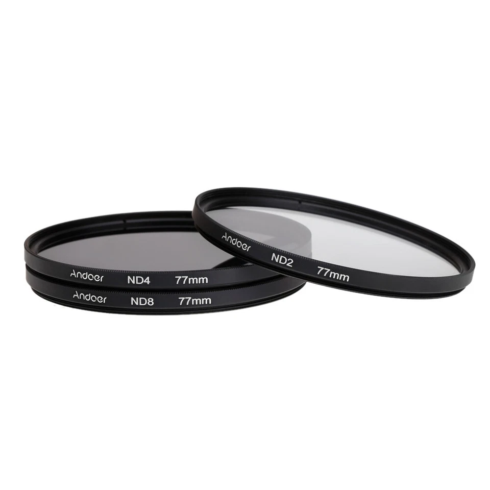 77mm Fader Filter Kit Neutral Density Photography Filter Set (ND2 T6W2 - Image 2 of 4