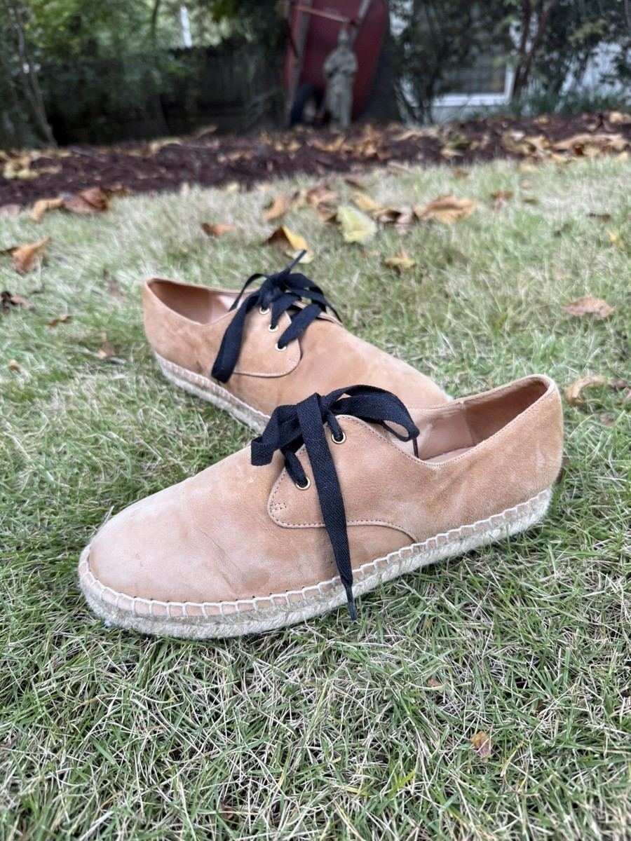 Minelli Spain Size 39 Tan Suede Espadrilles Casual shoes