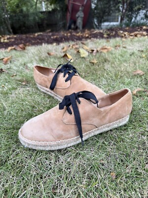 Minelli Spain Size 39 Tan Suede Espadrilles Casual shoes
