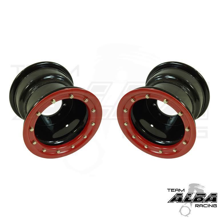 Suzuki LTZ 400 LTR 450 Rear Wheels Beadlock 9x8 3+5 4/110 Alba