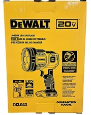 New in Box! DeWalt DCL043 20V Max Cordless LED Jobsite Spotlight