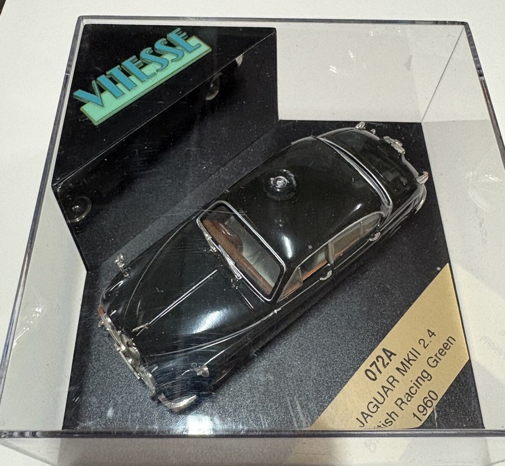 Vitesse 072A Jaguar MKII 2.4 British Racing Green M60 1:43 Scale Diecast Model