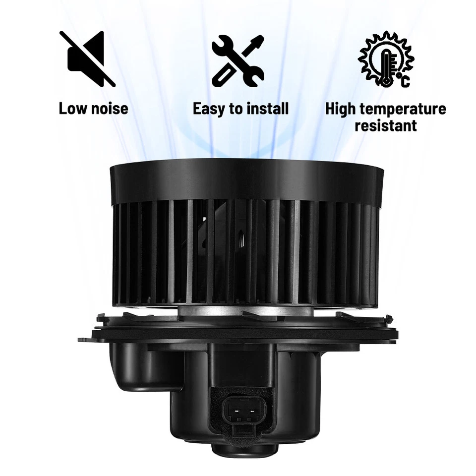 A/C Heater Blower Motor w/ Fan Cage For 99-02 GMC Sierra Chevrolet Silverado Foto 4 de 4