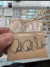 2Pcs PRS Guitar Bass Signature Neck Headstock SelfAdhesive Metal Stickers Silver