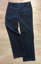 vtg Dockers Ideal Fit Pants Sz 10 Black Faded Grunge Casual