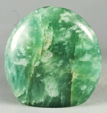 AMAZONITE w/ SMOKY QUARTZ Crystal Polished Freeform Standup Stone - Madagascar 