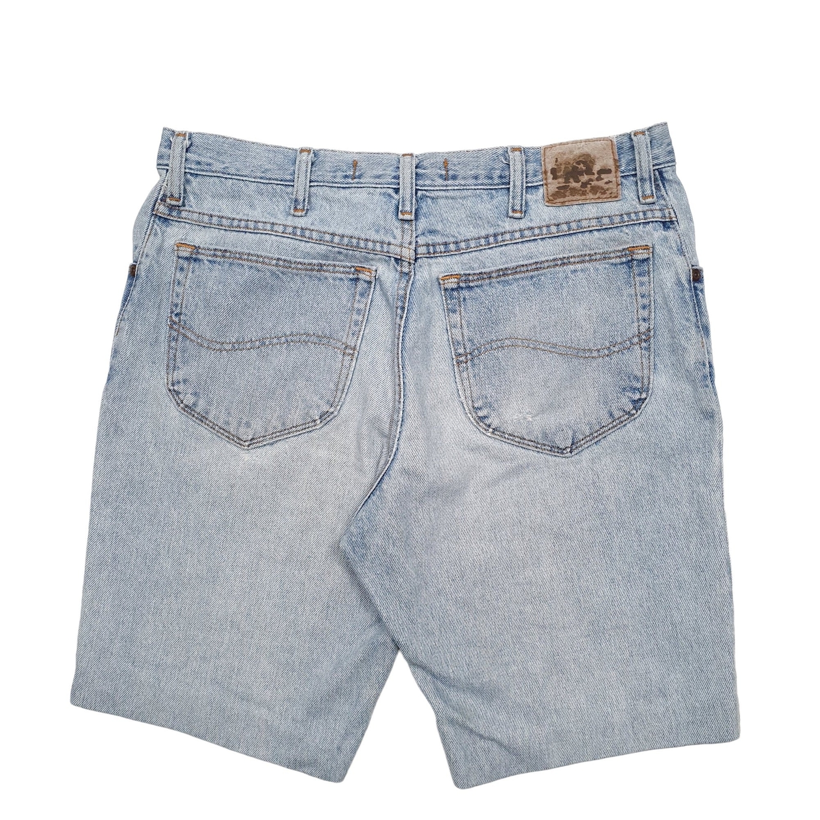 LEE Blue Denim Jeans Cotton Shorts Mens W34 image 2