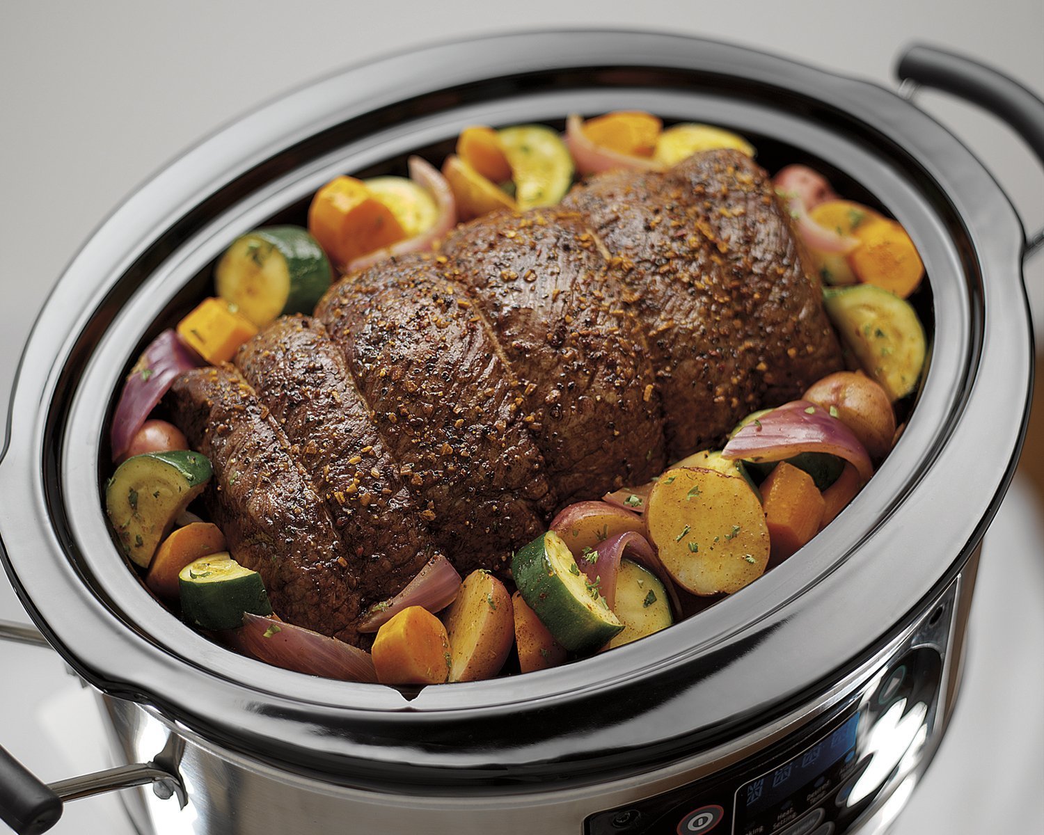 Slow Cooker Pot Travel Kitchen Crock Dining Home Roast Meat Chicken Dessert Oval