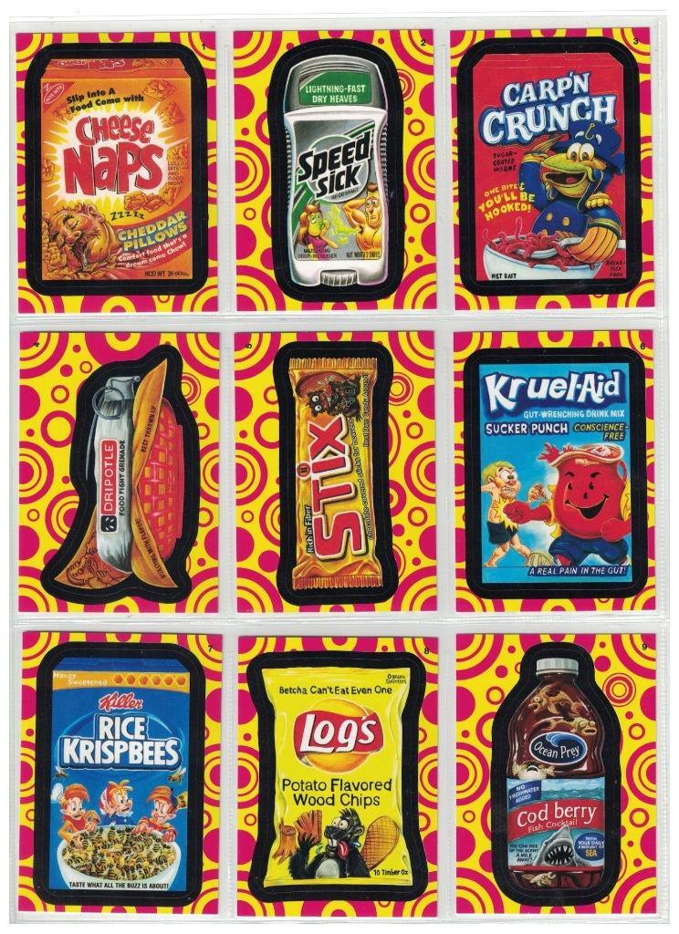2015 TOPPS WACKY PACKAGES SERIES 1 COMPLETE SET 110 MOD RAD BORDER