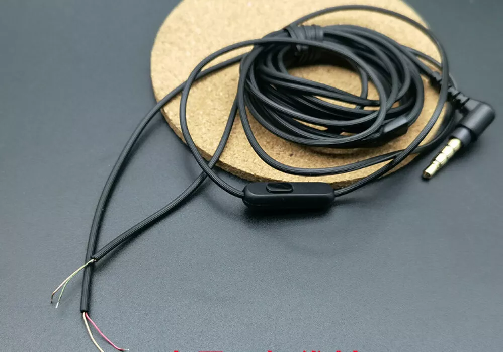 1PC With Mic Diy Headset Repair Upgrade Replacement Line for Sony MDR ZX310