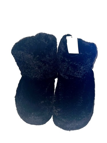 P448 Black Bubble Genuine Shearling Slipper, Size 40 (US 9.5  display picture 3