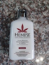 Hempz Triple Moisture Peppermint Vanilla Pure Herbal Hemp Oil Moisturizer LE
