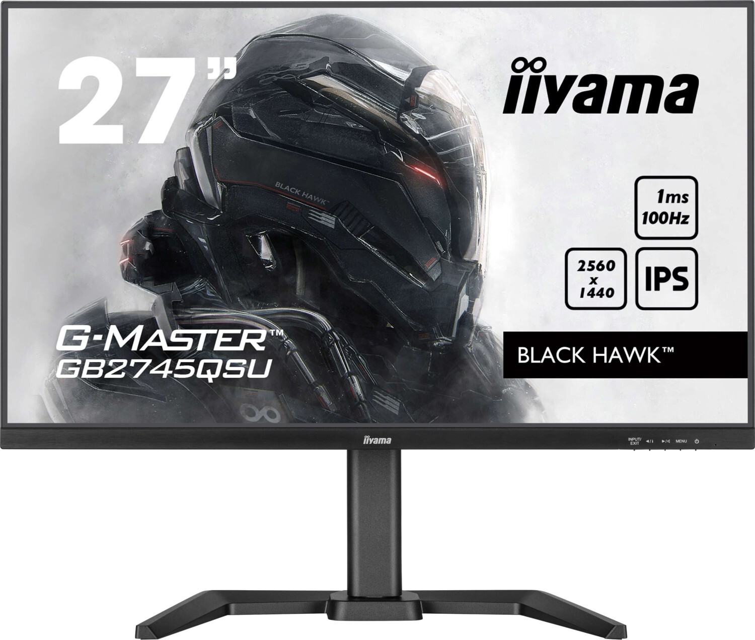 Iiyama G-MASTER Black Hawk GB2745QSU-B2 - LED-Monitor - Gaming - 68.6 cm (27") [