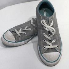 Converse All Star Sneakers Shoes Junior size 3 All Star Turquoise Gray Classic