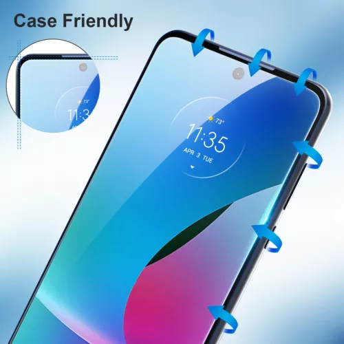 2 Pack For Motorola G Stylus 2024 Clear Tempered Glass Screen Protector Cover - Picture 4 of 5