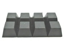 5/8" H  x 7/8" Sq Rubber Feet  Bench Top Electronics with 3M Adhesive Backing