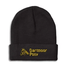 Beanies for Men Dartmoor Pony Winter Hats for Women Acrylic Skull Cap 1 Size