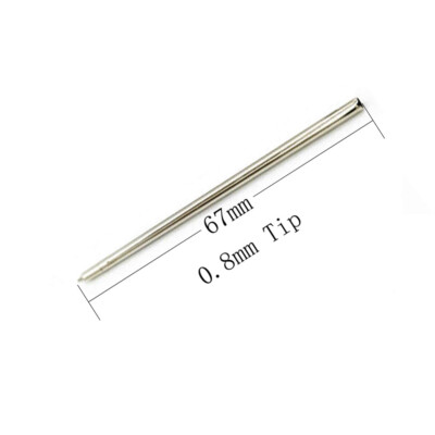2pcs 6pcs 12pcs 67mm Long 0.8mm Tip Electromagnetic Pen Refill for Wacom